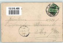39288 O3270 Burg b Magdeburg 1904 - Schartauerstraße Gasthaus Deutsche Eiche