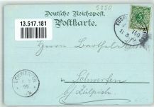 53879 W5350 Euskirchen 1899 Lithographie Kreisgebäude Kath. Kirche Bahnhof Bahnpost Euskirchen-Neuss Zg. 140