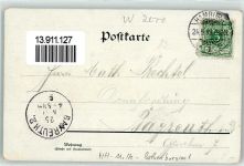 20095 W2000 Rothenburgsort 1899 Lithographie Fischdampfer Fischewer Neue Elbbrücke Fischer Serie Hamburger-Hafen-Ansichten V. Ort handschriftlich