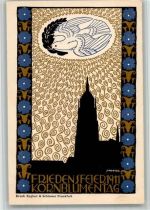 Frankfurt Wiener Werkstätte Friedensfeier 1911 Kornblumentag Nr. 1