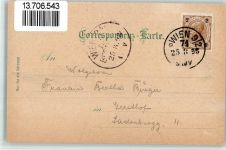 1170 Wien 17. Bezirk, Hernals 1898 BOAKC Lithographie Etablissement Stalehner Jörgerstraße