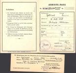 W2810 Verden (Aller) Arbeitspaß von 1950 Ausweis KEINE AK