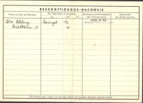 W2810 Verden (Aller) Arbeitspaß von 1950 Ausweis KEINE AK