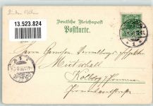 14913 O1700 Jüterbog 1898 Lithographie Große Straße Neumarkttor Jacobikirche