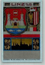Linz Wappen Entwurf J. Diltsch Steyr Lithographie Plakative Kunst BOAKC