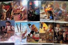 Lot mit 22 AK Mecki Posten 21 bis 100 AK