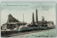 62110 Henin-Beaumont - Mines de Dourges Fosse Mulot Bergwerk Eisenbahn
