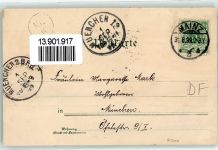 55116 W6500 Mainz a Rhein 1899 Gebrauchsspuren Neue Rheinbrücke Lithographie