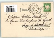 97355 W8711 Castell , Unterfr 1908 Lithographie Wappen Schloßbergturm-Eingang Schloßgarten-Teich