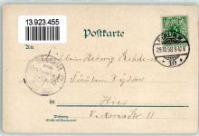 10115 W1000 Wannsee 1898 Lithographie Königstraße Berolina Grand-Hotel