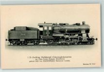 D- Zwilling Heißdampf Güterzuglokomotive der Caile Ferate Romane 1922 Hanomag Hannover Linden Lokomotive