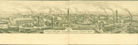 45127 W4300 Essen , Ruhr Klapp AK Krupp AG