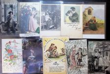 Lot mit 21 AK Liebe Posten 21 bis 100 AK