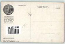 Prag Praha 1907 - Pata slet Vsesokolsky Wappen