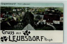 09573 O9386 Leubsdorf , Sachs - Mittel- und Oberdorf Kleeblatt