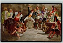 W2800 Bremen Hauff Fantasien im Ratskeller Nr. V - Märchen Weingott AK Thiele, Arthur Künstlerkarte