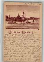 W7750 Konstanz Leuchtturm Vorläufer 1888 BOAKC