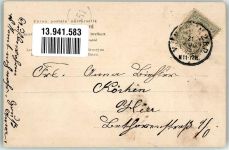 Serie 7004 Er liebt mich ..... Blüten zupfen AK Amor 1905