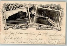 94447 W8350 Plattling 1899 - Bahnhof