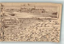 86633 W8858 Neuburg a d Donau 1897 BOAKC Vorläufer Druck 1880 - 1889 Lithographie Neuburg an der Donau