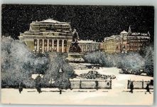 St. Petersburg Petrograd 1907 Winter Denkmal Alexandertheater