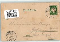 67480 W6732 Edenkoben 1901 Lithographie Villa Ludwigshöhe Kurhaus Kath. Kirche Winzerin König Ludwig-Denkmal