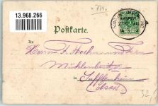 78098 W7740 Triberg im Schwarzwald 1898 Gebrauchsspuren Wasserfall Kaisertunnel Bauernhaus im Gutachtal Verlag Lautz & Isenbeck No. 1477 Lithographie Bahnpost Singen-Offenburg Zug 96
