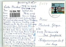 82110 W8034 Neugermering - Bahnschranke Siedlung Kirche St. Cäcilia