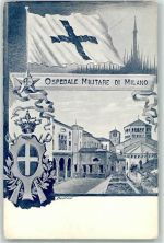 Milano Ospedale Militare Wappen Rotes Kreuz