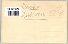 25761 W2242 Büsum Privatfoto AK Festzug in Büsum Blaskapelle 1930 Ort handschriftlich