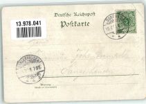 03222 O7543 Leipe 1898 Gebrauchsspuren Lithographie Tracht Spreewald