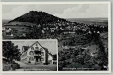 73033 W7320 Hohenstaufen - Fliegeraufnahme Gasthaus-Metzgerei zum Lamm Hohenstaufen