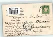 91719 W8824 Hechlingen , Bay 1906 - Winter Wohnhaus