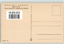 89073 W7900 Ulm , Donau Foto AK Christliches Hospiz Neuer Graben 23