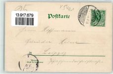 99894 O5804 Friedrichroda Lithographie Blick vom Kurhaus Gruss