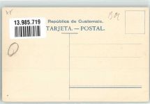 Guatemala-Stadt Lithographie Wappen Briefmarken