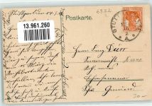 68766 W6832 Hockenheim 1918 Lithographie Zigarettenfabrik