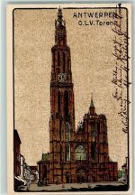 Antwerpen Anvers Künstlersteindruck Liebfrauenkathedrale