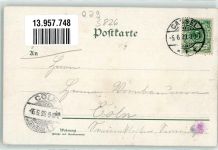 34117 W3500 Kassel , Hess 1899 Lithographie Wappen Volkstrachten Spitz