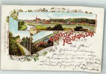 25548 W2217 Kellinghusen 1899 Lithographie Schöne Aussicht Klein Tyrol Wappen