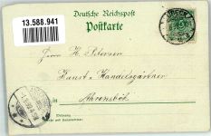 25548 W2217 Kellinghusen 1899 Lithographie Schöne Aussicht Klein Tyrol Wappen
