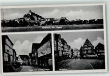 35274 W3575 Kirchhain - Straße m. Kaufhaus Figge Marktplatz Omnibus