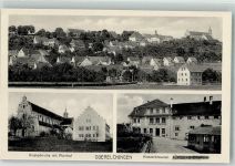 89081 W7900 Oberelchingen - Klosterkirche Pfarrhof Klosterbrauerei