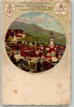 W7570 Baden-Baden Werbung Junker & Ruh Karlsruhe Gratis Ausgabe Serie 1 Nähmaschine 1900 Gebrauchsspuren