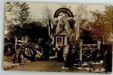 88171 W8999 Weißen im Allgäu 1917 Privatfoto AK Grabstätte Ort handschriftlich