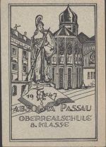 W8390 Passau Oberrealschule 1947 Studentika