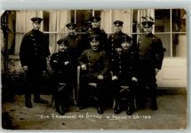 Liege Lüttich / Luik 1915 Foto AK Feldpost WK I Uniform Gruppenfoto