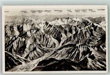 6290 Mayrhofen 1932 Winter Vogelschau Zillertal