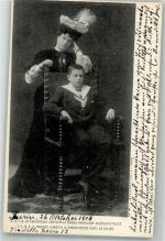 Torino Turin Prinzessin Laetitia di Sovoia Napoleone Duchessa Aosta und Principe Umberto Adelskorrespondenz Adel Italien 1903