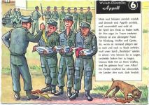 Wunsch-Dienstplan der Soldaten. Appell 6.,G. H. Hacker-Rauch AKU1 Humor um1950/60